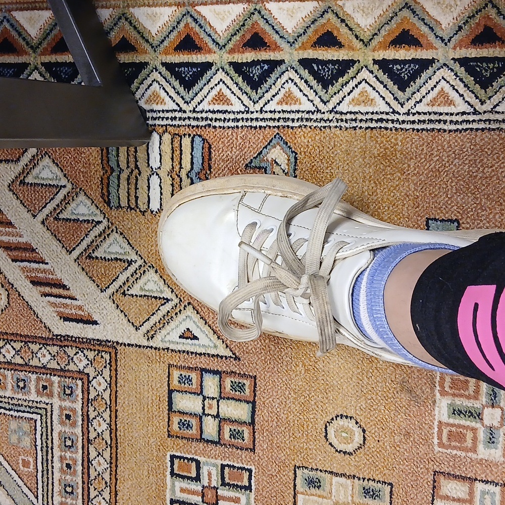 Shoes , the size is seven and they are a little bit dirty and I got them from wa